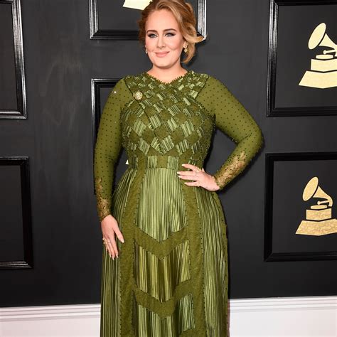 adele green givenchy dress|Adele Wears Green Givenchy Dress at the 2017 .